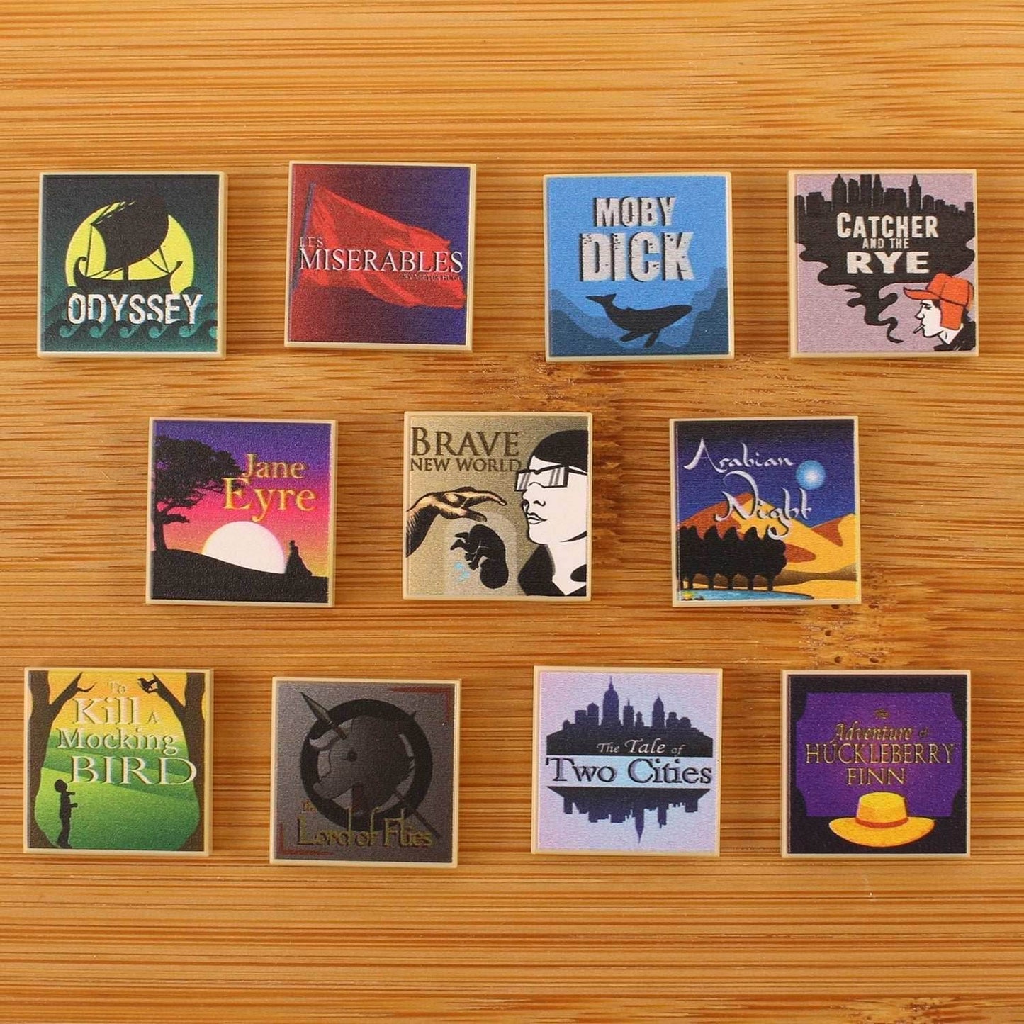 B3 Customs Classic Books Pack (Series 2) made using LEGO parts - 