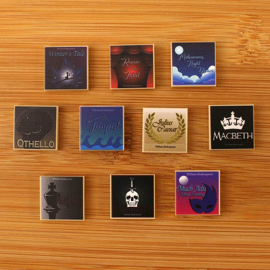Shakespeare Books Pack for Minifigs made from LEGO parts - 