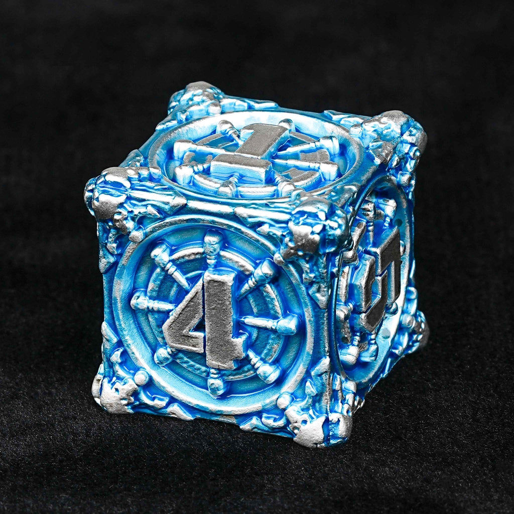 Limited Clearance-Metal Pirate DND Dice Set｜3D Embossed Metal