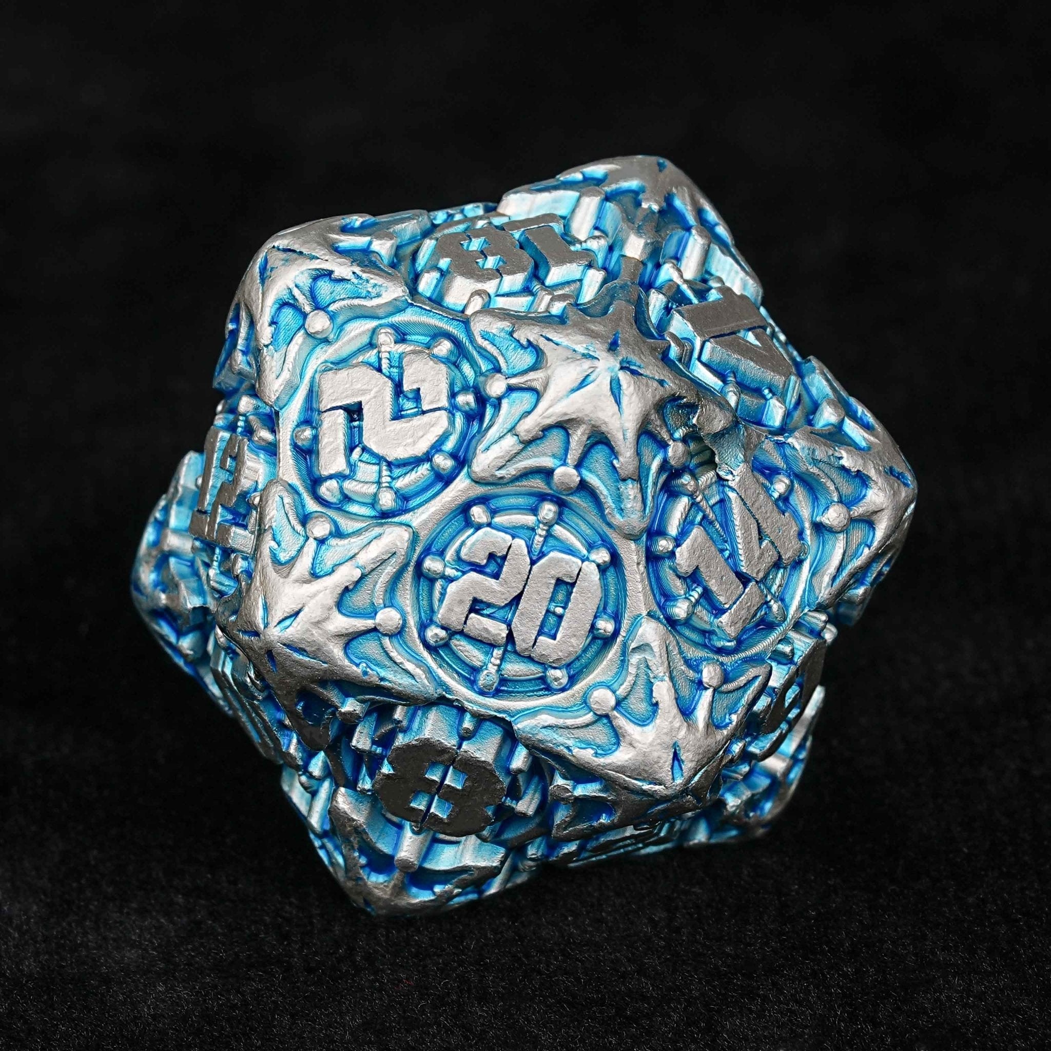 Limited Clearance-Metal Pirate DND Dice Set｜3D Embossed Metal