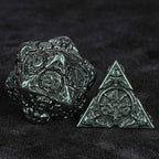 Limited Clearance-Metal Pirate DND Dice Set｜3D Embossed Metal
