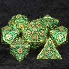 Limited Clearance-Metal Pirate DND Dice Set｜3D Embossed Metal