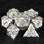 Limited Clearance-Metal Pirate DND Dice Set｜3D Embossed Metal