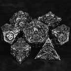 Limited Clearance-Metal Pirate DND Dice Set｜3D Embossed Metal