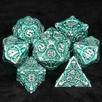 Limited Clearance-Metal Pirate DND Dice Set｜3D Embossed Metal