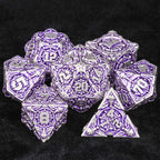 Limited Clearance-Metal Pirate DND Dice Set｜3D Embossed Metal