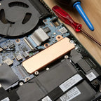 M.2 SSD Copper Heatsink | NVMe 2280/2242/2230 Radiator with Thermal Pad for PS5, Laptop & PC
