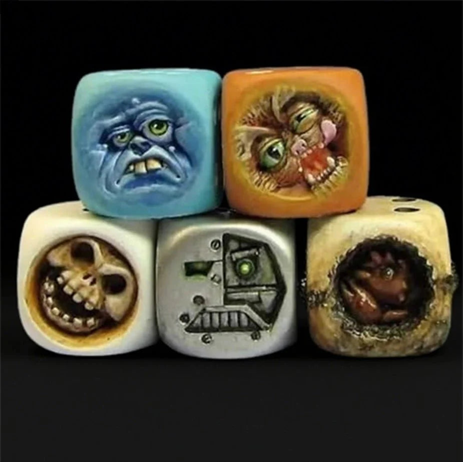 Magic D6 dice ornaments desktop RPG dice creative ornaments