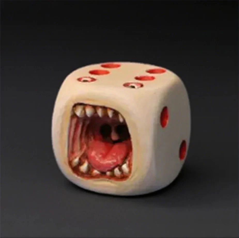 Magic D6 dice ornaments desktop RPG dice creative ornaments