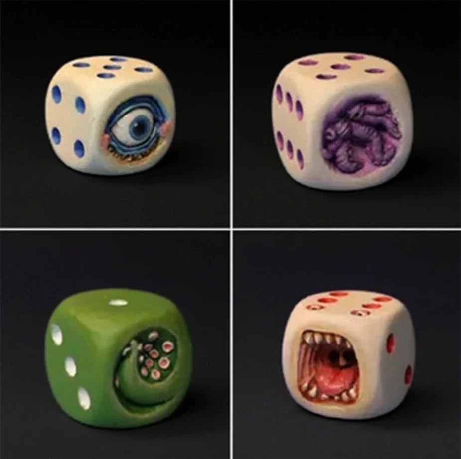Magic D6 dice ornaments desktop RPG dice creative ornaments
