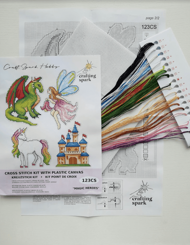 "Magic Heroes" 123CS Counted Cross-Stitch Kit