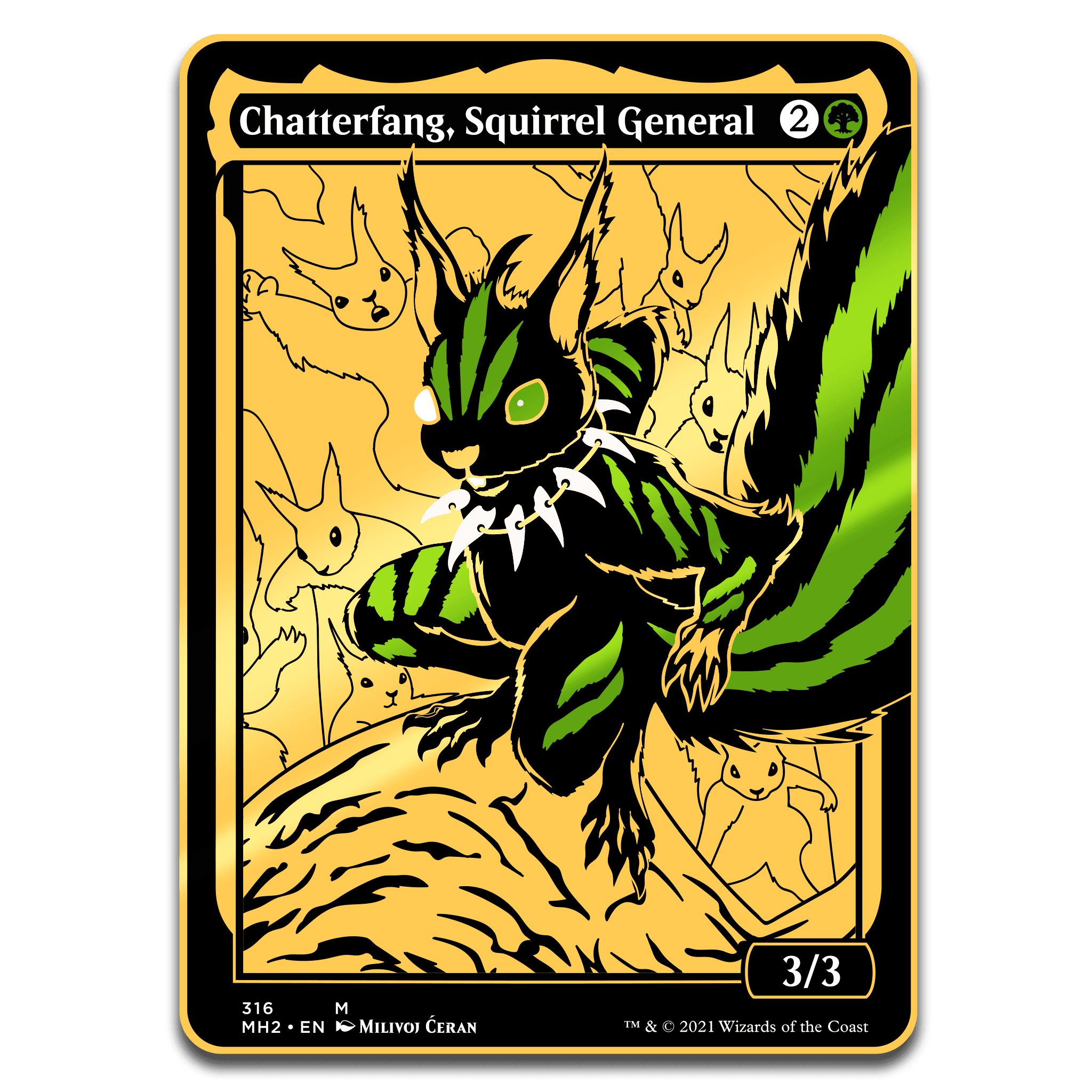 Magic: The Gathering - Chatterfang Commander Token (MH2) - 