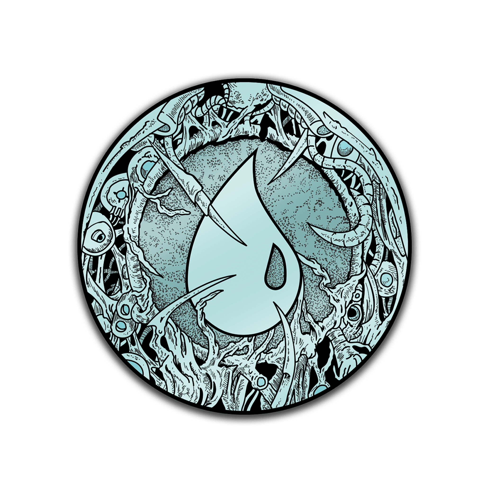 Magic: The Gathering - Infect Island Pin - 