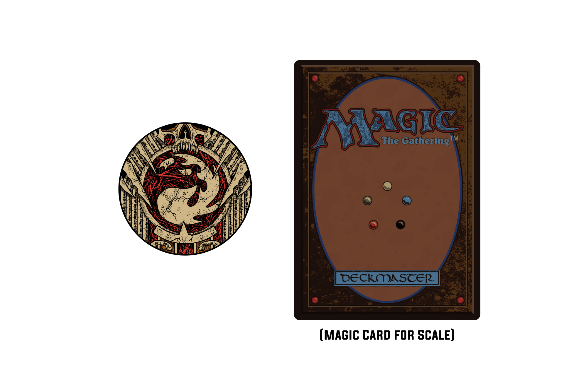 Magic: The Gathering - Infect Mountain Pin - 