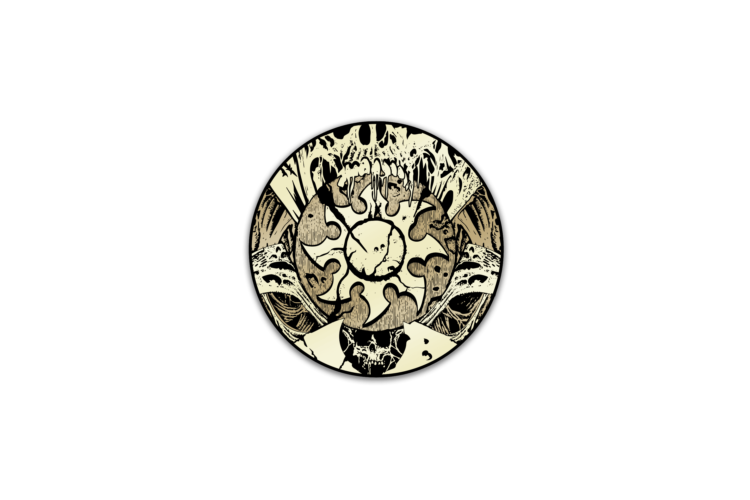 Magic: The Gathering - Infect Plains Pin - 