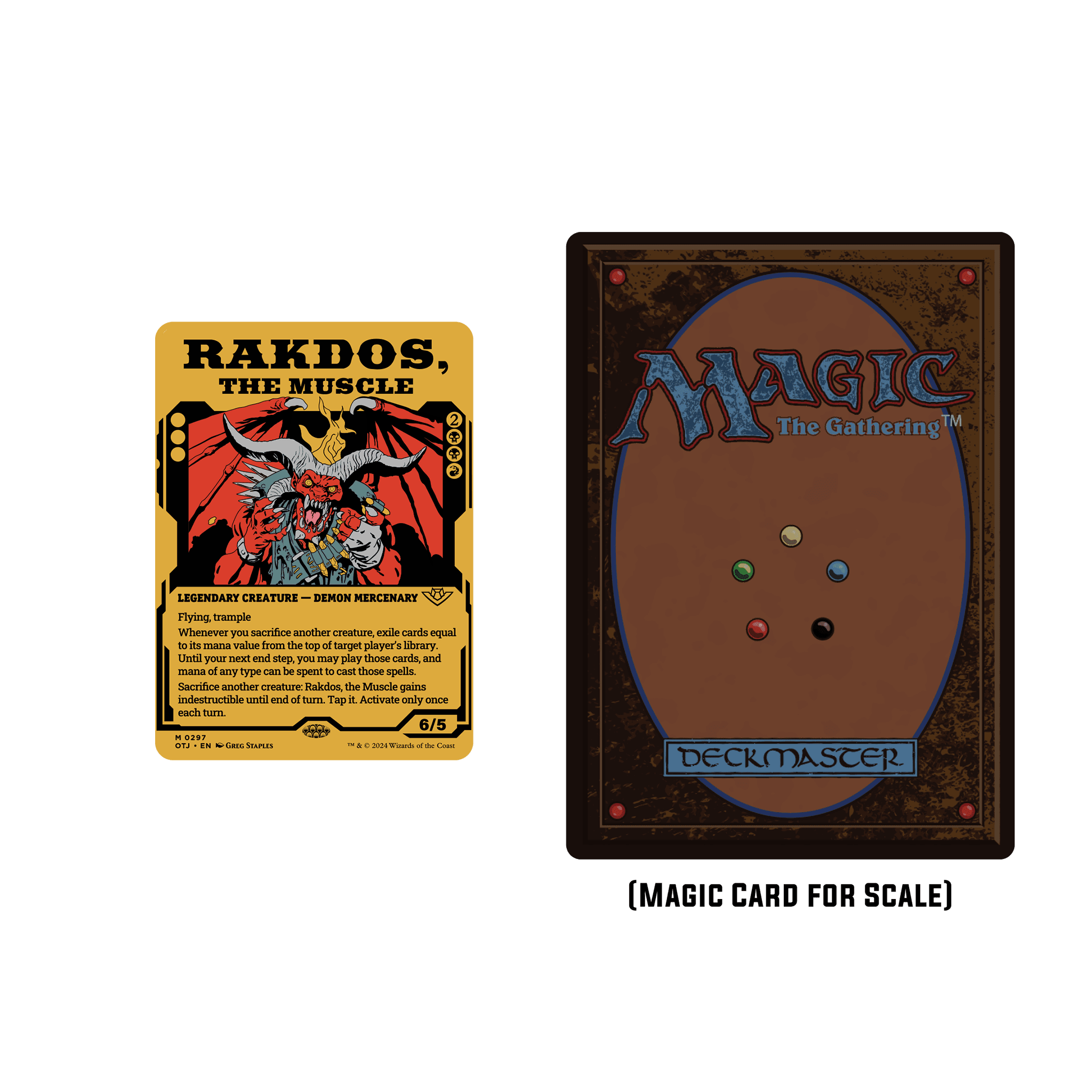 Magic: The Gathering - Rakdos, The Muscle AR Pin - 