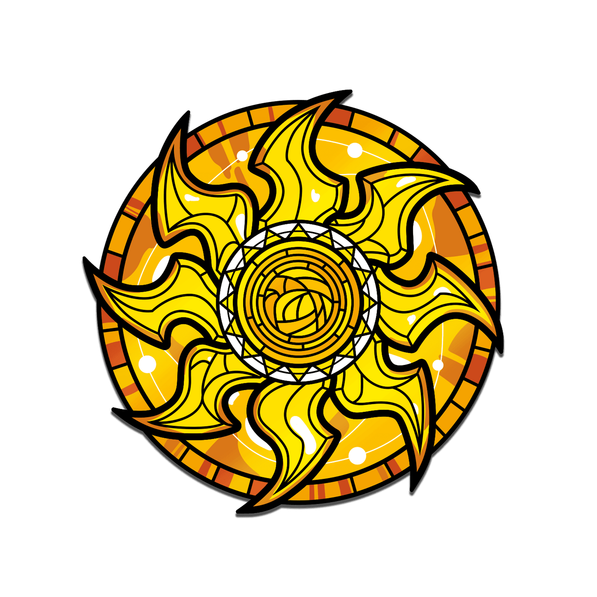 Magic: the Gathering - Stained Glass Plains Pin - 