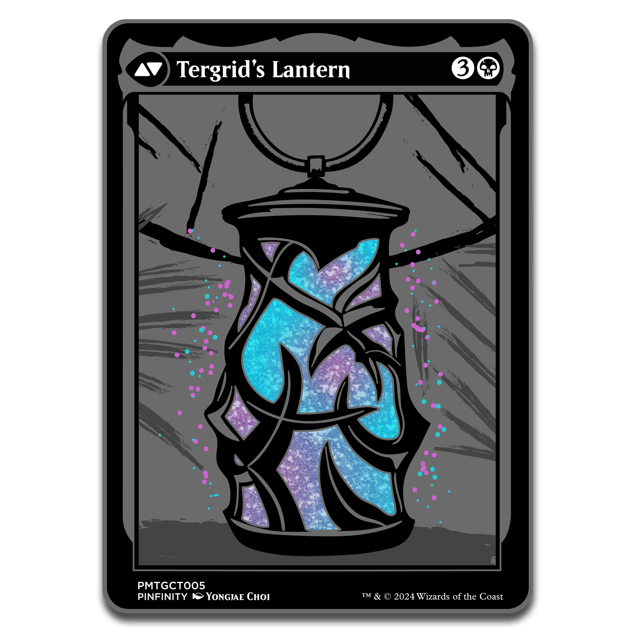 Magic: The Gathering - Tegrid God of Fright Commander Token (Double Sided) - 