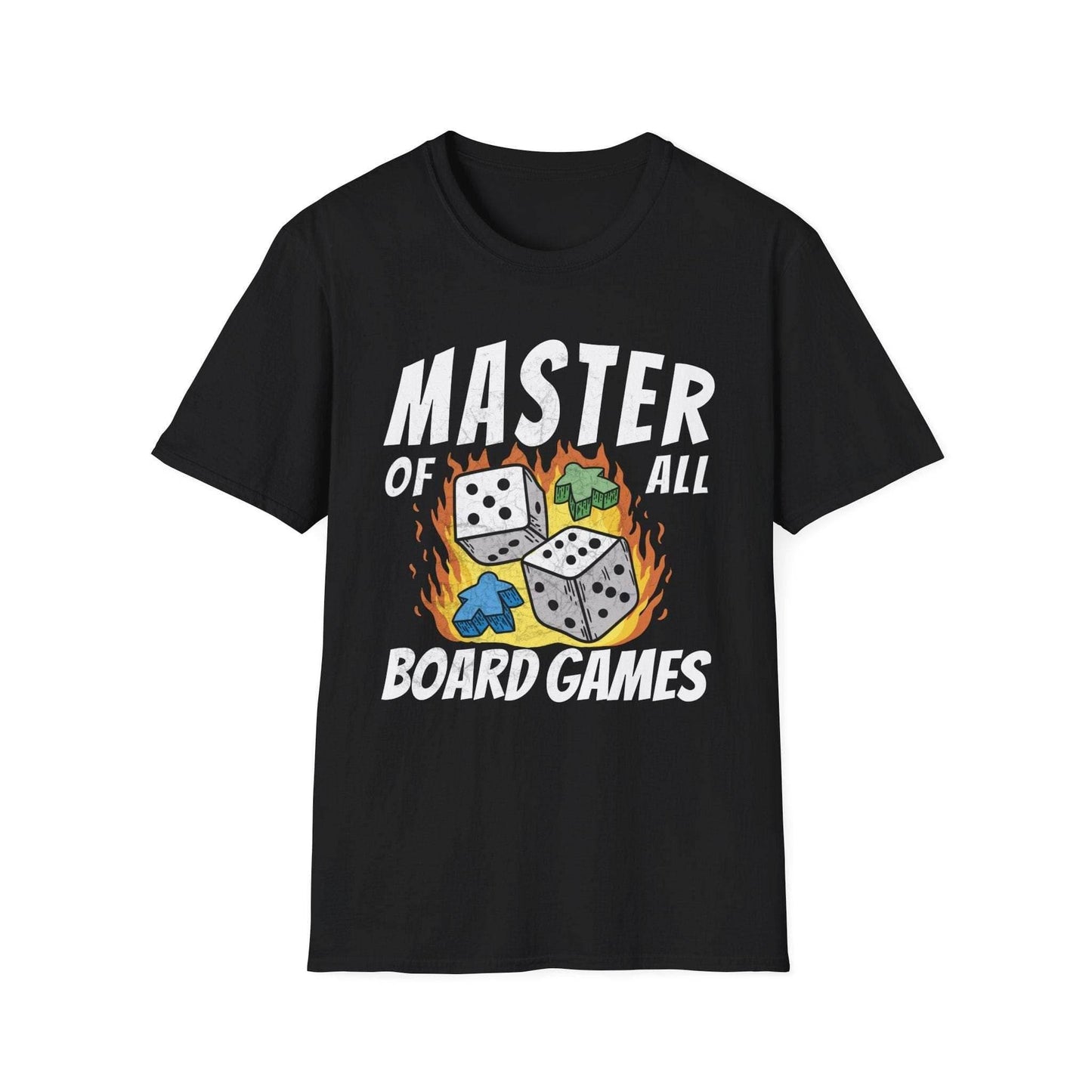 Master of All Board Games Unisex T-shirt - Black / S