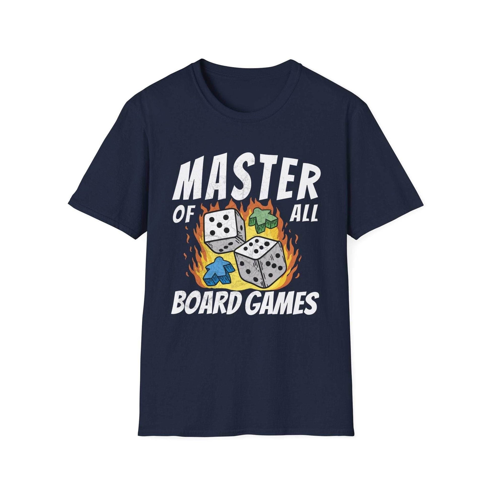 Master of All Board Games Unisex T-shirt - Navy / S