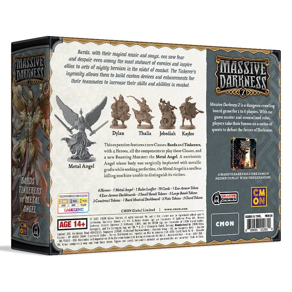 Massive Darkness 2: Bards and Tinkerers vs Metal Angel - 