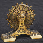 Metal DND Dice Spinner: Rose Love Ferris Wheel Spinning Dice