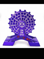 Metal DND Dice Spinner: Rose Love Ferris Wheel Spinning Dice