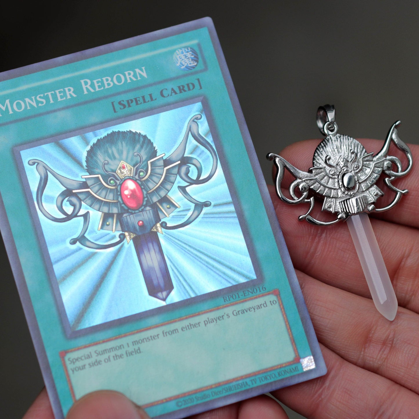 Yu-Gi-Oh!™ Monster Reborn Necklace - Black