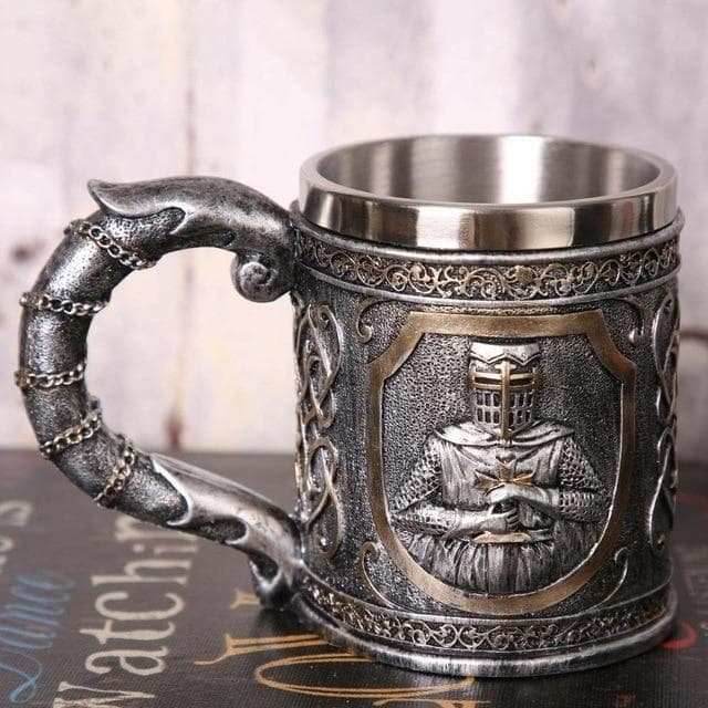 Templar Beer Stainless Steel Mug - 