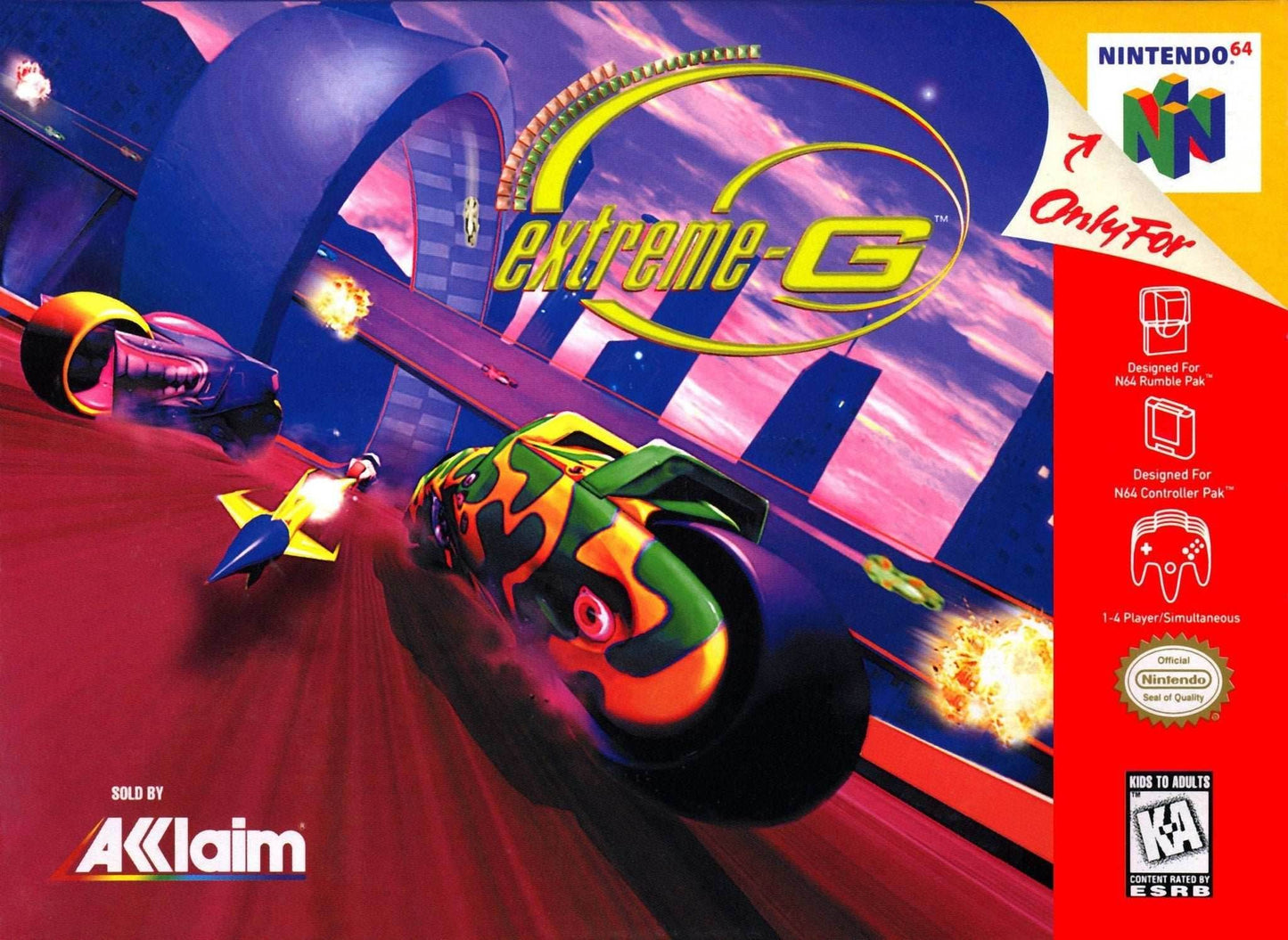 Extreme G (Nintendo 64) - Game Manual Only