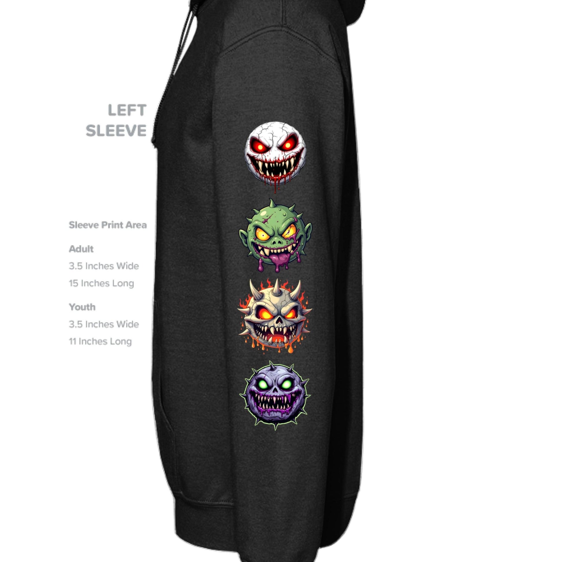 Grave Digs NecroNemoticons 60 Unisex Hoodie - BLACK / XS