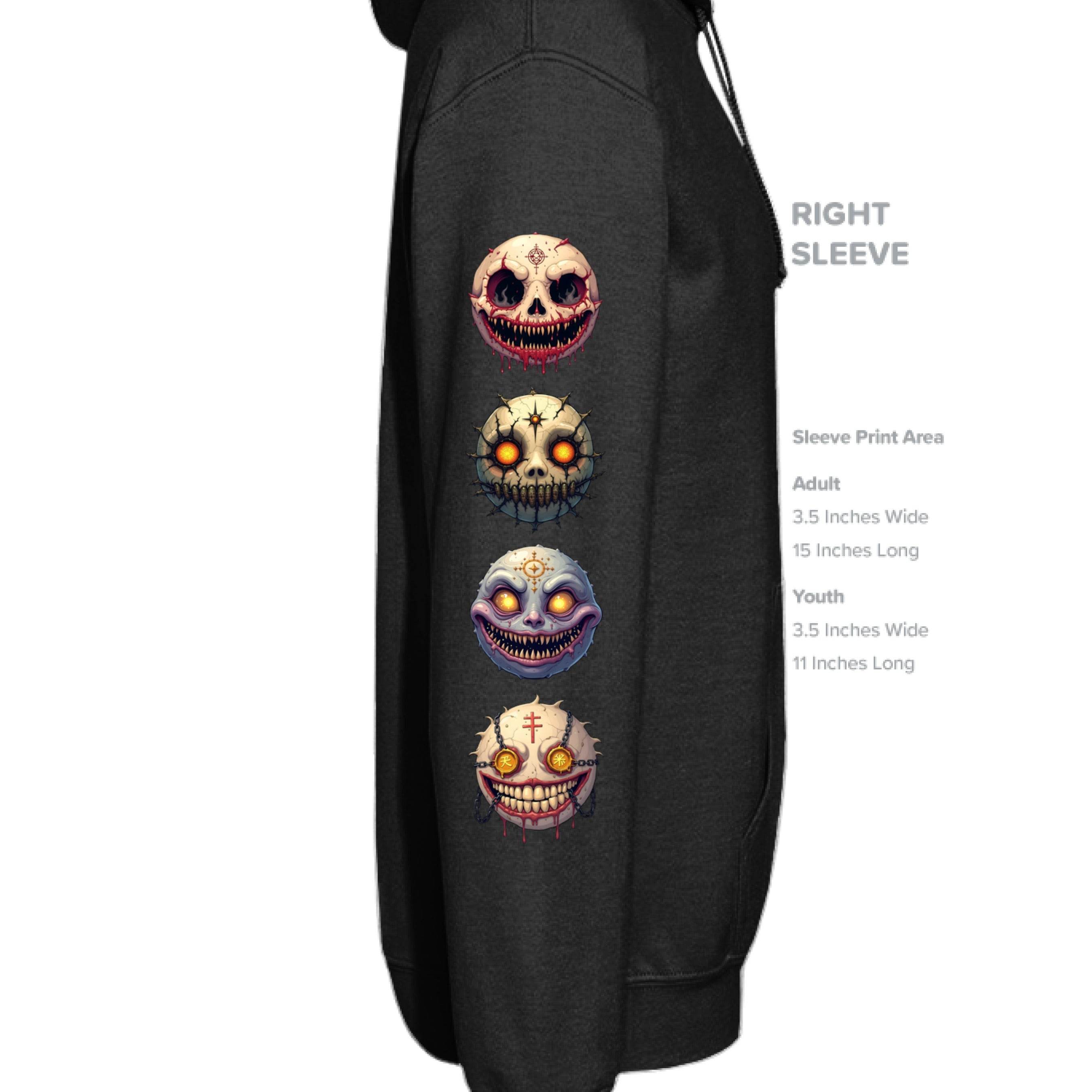 Grave Digs NecroNemoticons 3 Unisex Hoodie - BLACK / XS