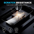 Tempered Glass Screen Protector with Joystick Cap | Full Coverage Protection for Nintendo Switch 2