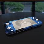 Blue Quantum Waves - Nintendo Switch Lite Skin