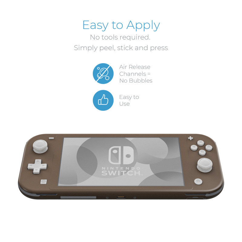 Solid State Flat Dark Earth - Nintendo Switch Lite Skin