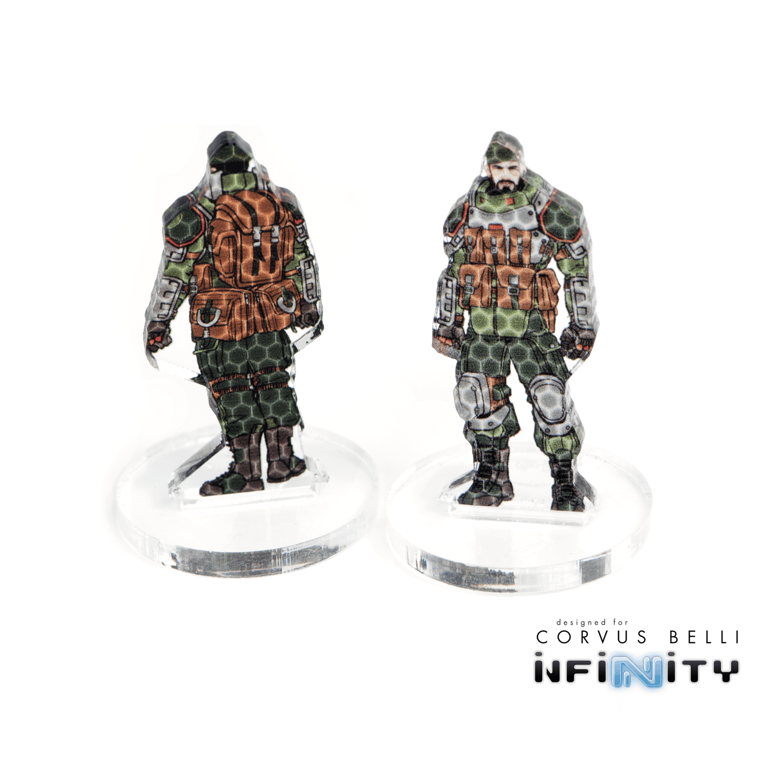 Infinity 3D Markers - Vassily Plushenko (2x 25mm Camo -3)