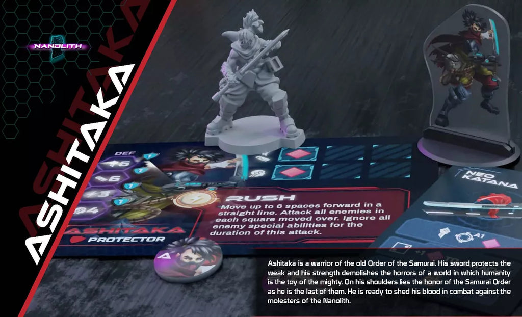 Nanolith: Cyberpunk RPG Board Game