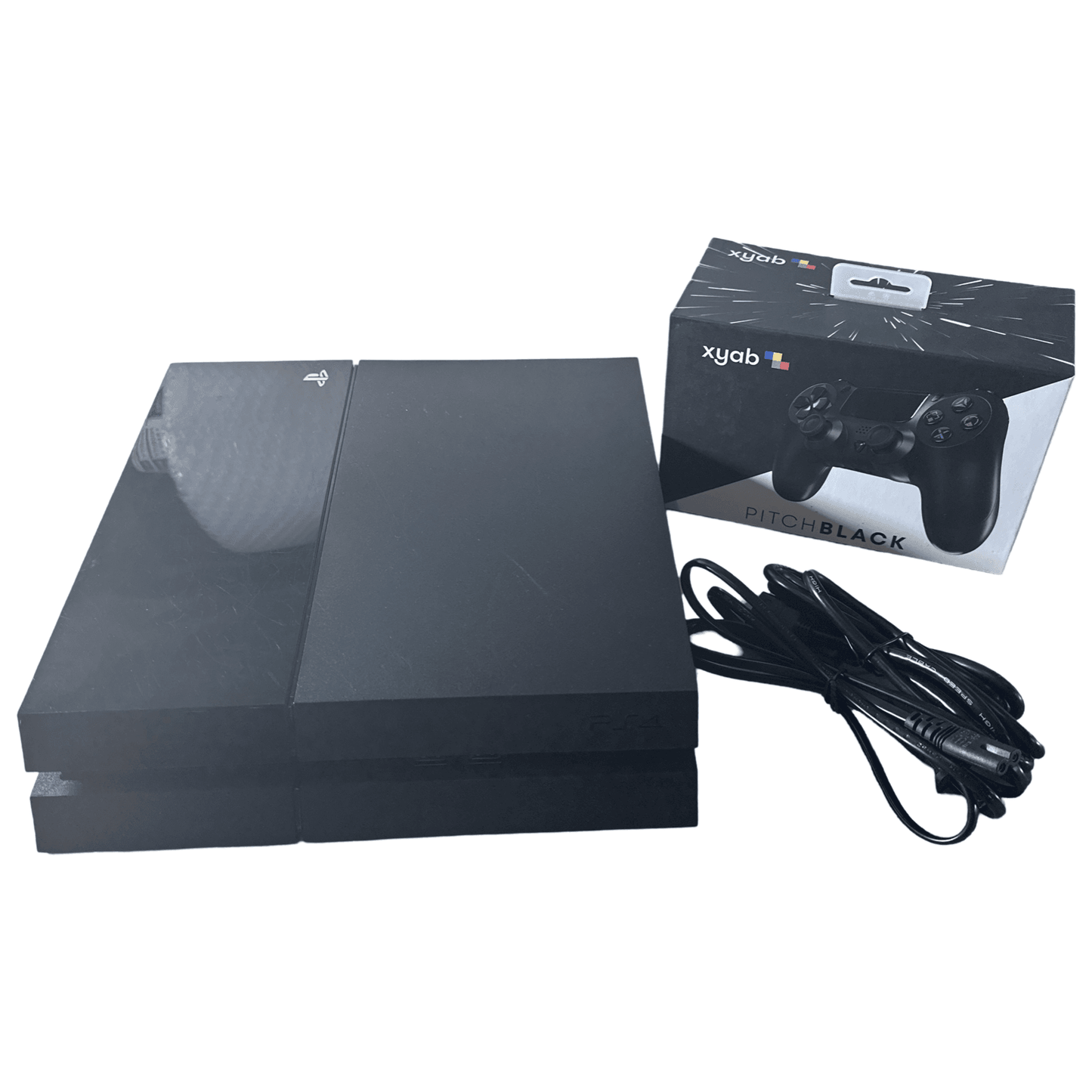 PlayStation 4 500GB Black Console - 1TB | 1 New 3rd Party XYAB Controller