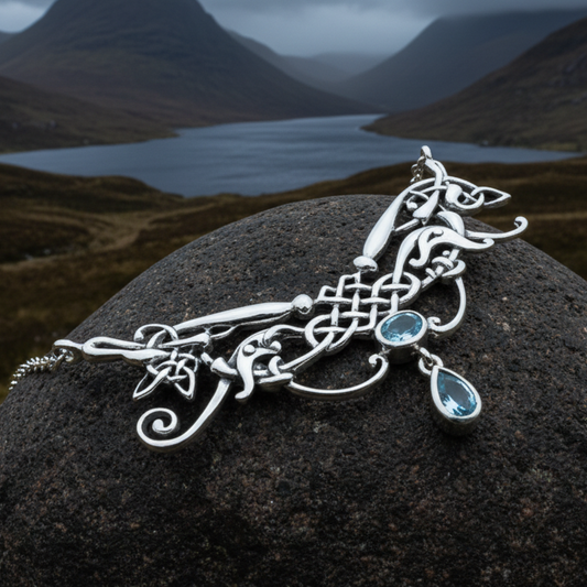 Aife Goddess Celtic Knot Necklace