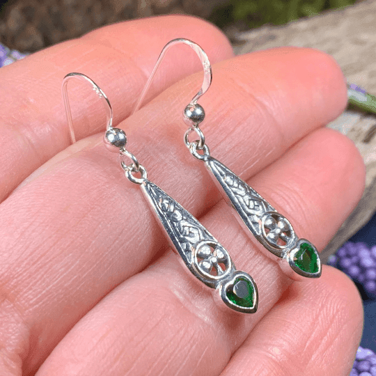 Shamrock Love Earrings - Diamond Zirconia