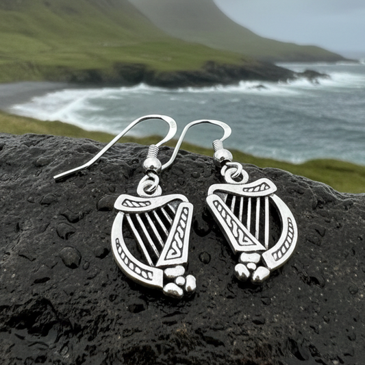 Sarai Harp Earrings