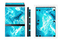 Sony PS2 Slim Skin - Blue Quantum Waves