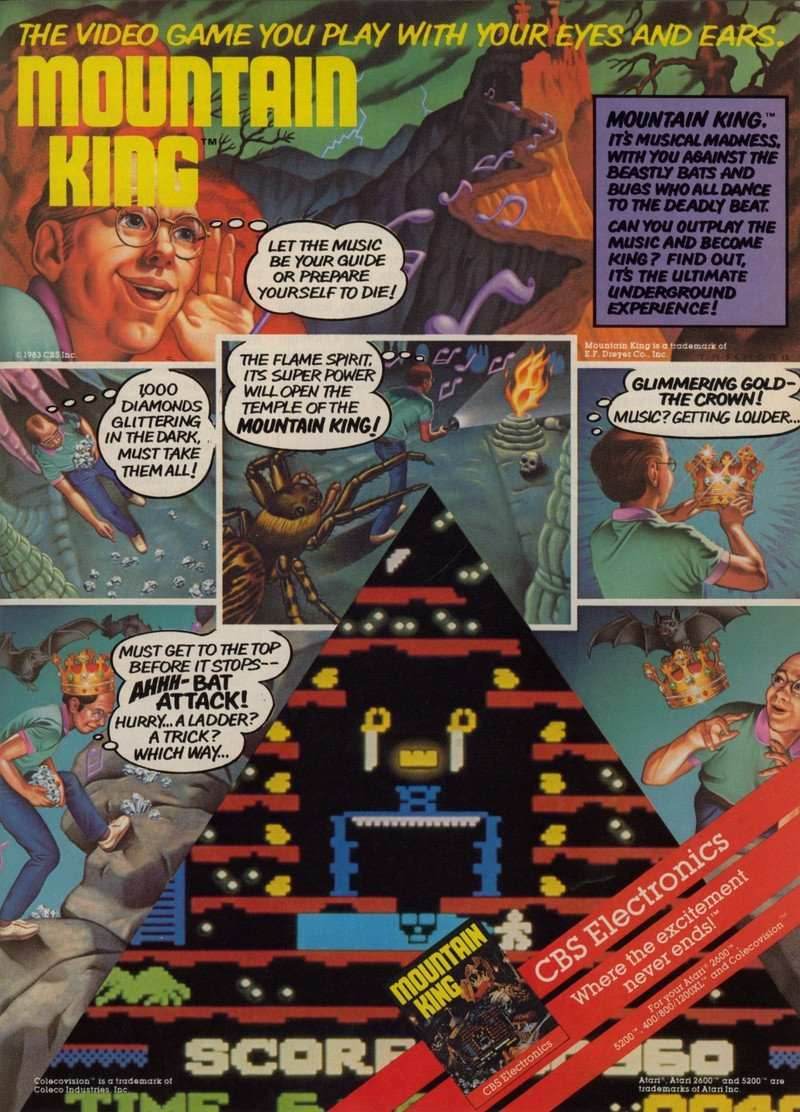 Mountain King (Atari 2600) - Game Manual Only