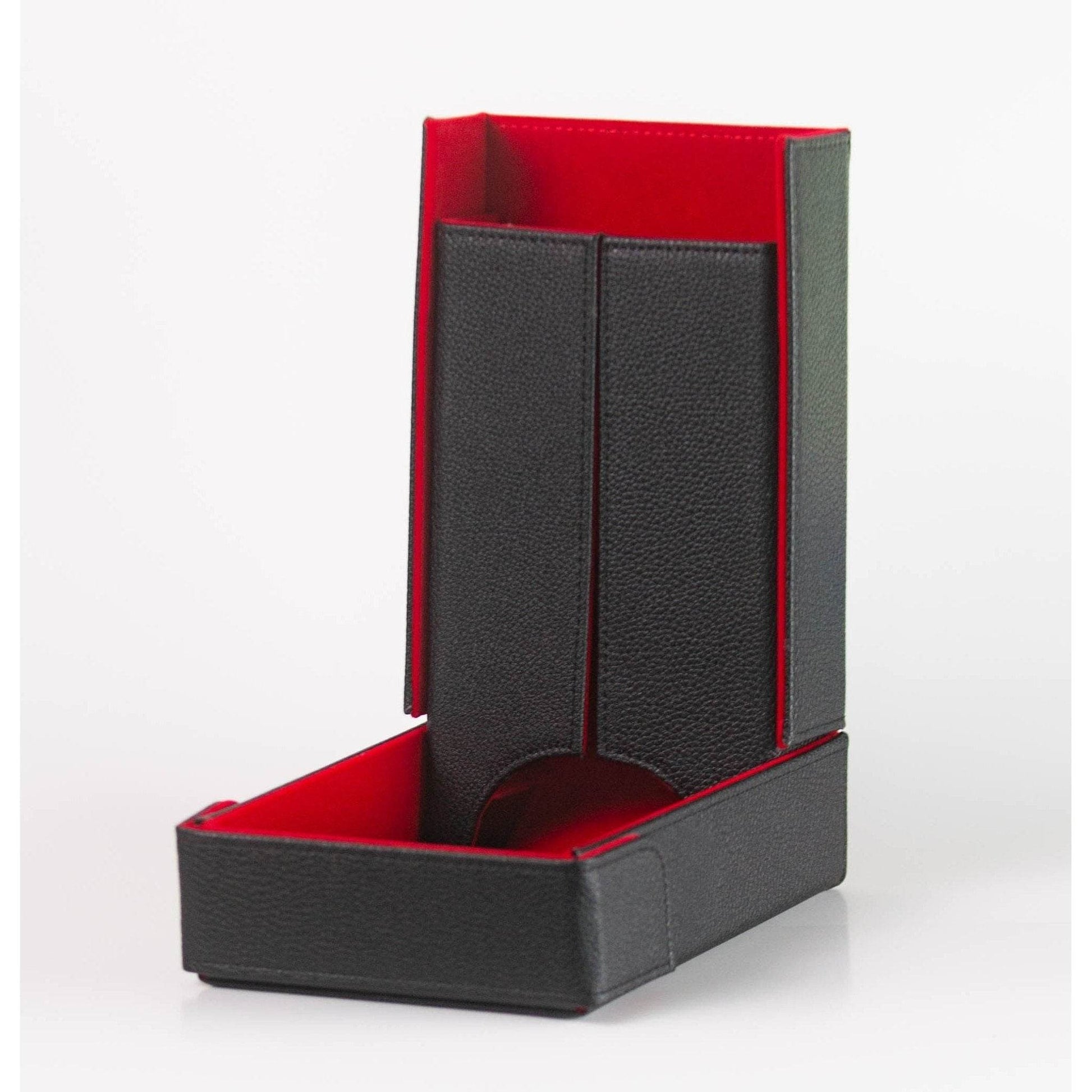 Red Magnetic Travel Foldable Dice Tower - 
