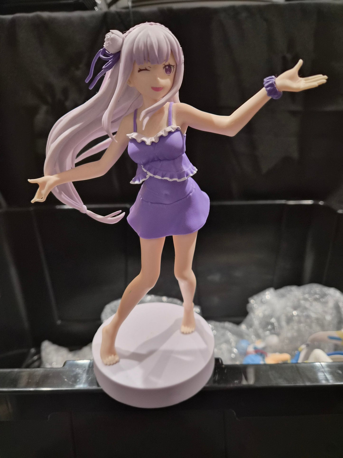 Re:Zero – Emilia EXQ Swimsuit Version Figure – Banpresto – 8" Statue