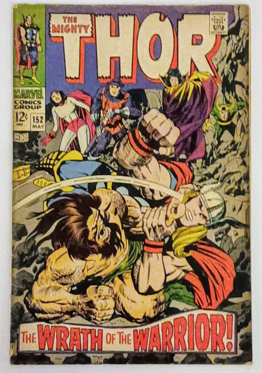 The Mighty Thor #152, Marvel Comics (May 1968, Fair)