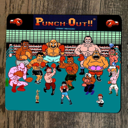 Mike Tyson Classic Arcade NES Video Game Punch-Out Mouse Pad
