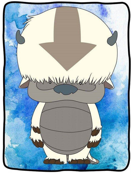 Avatar The Last Airbender Appa Nickelodeon Fleece Throw Blanket 45in by 60in - 