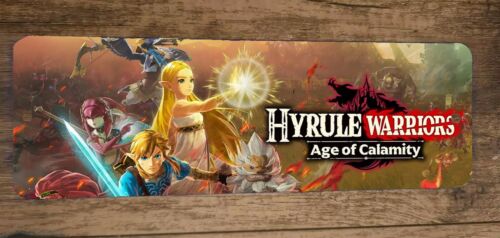 Age of Calamity 4x12 Inch Metal Wall Sign Featuring Video Game Poster from Hyrule Warriors