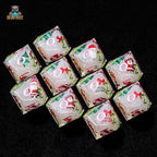 Santa Claus 10-sided resin dice(D10 Dice)